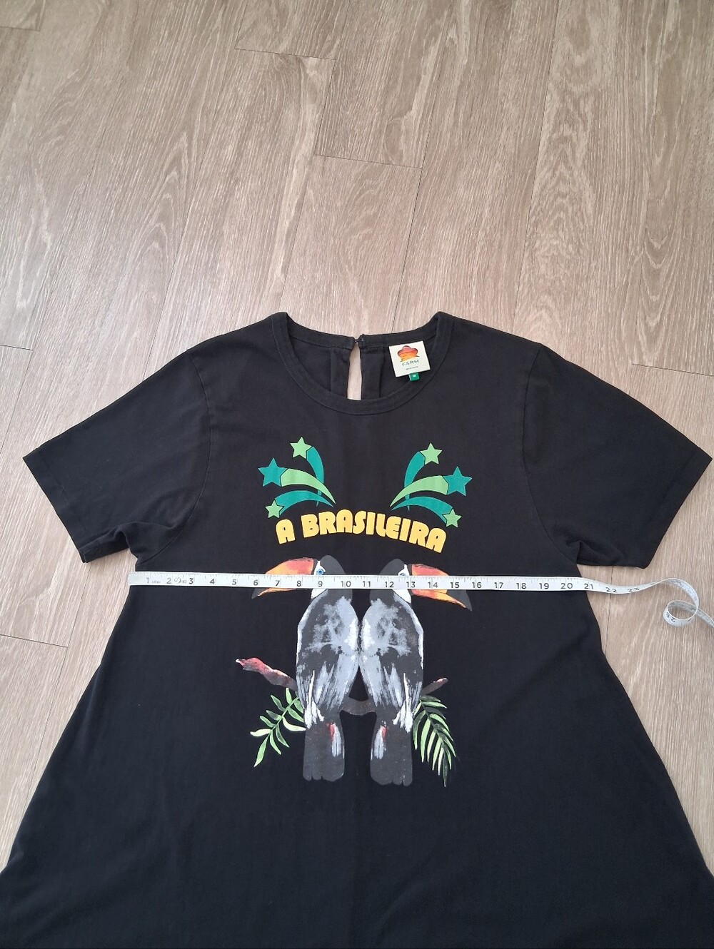 FARM Rio Black Graphic Jumpsuit with Green & Yellow Accents - Picture 10 of 16